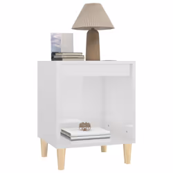 VidaXL 821862 nightstand/bedside table White - Additional view 4