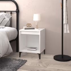 VidaXL 821874 nightstand/bedside table White