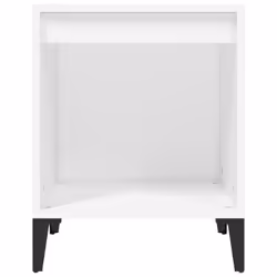 VidaXL 821874 nightstand/bedside table White - Additional view 4