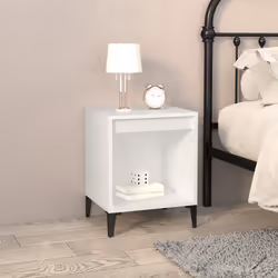 VidaXL 821875 nightstand/bedside table White