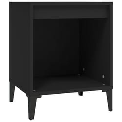 VidaXL 821876 nightstand/bedside table Black