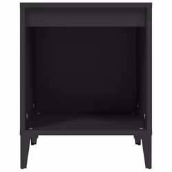 VidaXL 821877 nightstand/bedside table Black - Additional view 6