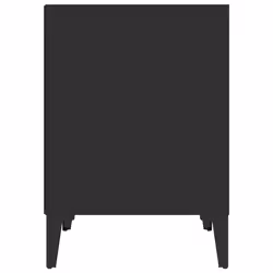VidaXL 821877 nightstand/bedside table Black - Additional view 7
