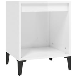 VidaXL 821878 nightstand/bedside table White