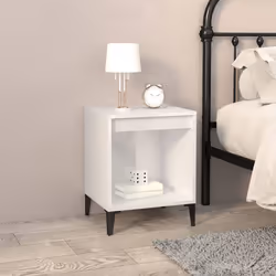 VidaXL 821879 nightstand/bedside table White