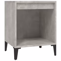 VidaXL 821882, Concrete colour, Metal, Wood, 400 mm, 350 mm, 500 mm, 1 pc(s)