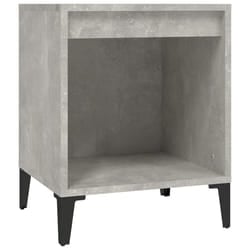 VidaXL 821882 nightstand/bedside table Concrete colour