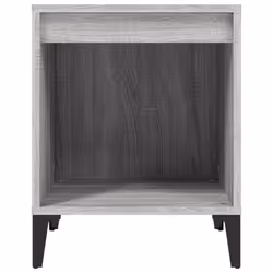 vidaXL 1/2x Bedside Cabinet White Nightstand Telephone Stand Multi Colours - Grey sonoma, 2 x Bedside cabinet - Additional view 6