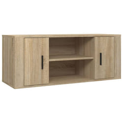 vidaXL TV Cabinet Engineered Wood TV Console Media HiFi Cabinet Multi Colours - sonoma oak
