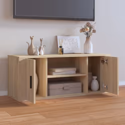 vidaXL TV Cabinet Engineered Wood TV Console Media HiFi Cabinet Multi Colours - sonoma oak