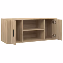vidaXL TV Cabinet Engineered Wood TV Console Media HiFi Cabinet Multi Colours - sonoma oak - Additional view 5