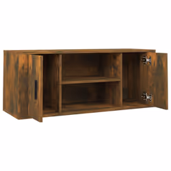 vidaXL TV Cabinet Engineered Wood TV Console Media HiFi Cabinet Multi Colours - smoked oak - Additional view 5