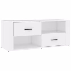 vidaXL TV Cabinet Engineered Wood Media HiFi Cabinet TV Console Multi Colours - White