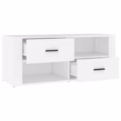 vidaXL TV Cabinet Engineered Wood Media HiFi Cabinet TV Console Multi Colours - White - Additional view 6