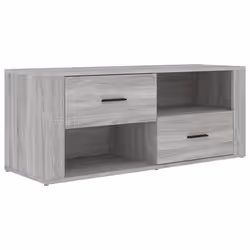 vidaXL TV Cabinet Engineered Wood Media HiFi Cabinet TV Console Multi Colours - Grey sonoma