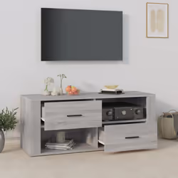 vidaXL TV Cabinet Engineered Wood Media HiFi Cabinet TV Console Multi Colours - Grey sonoma - Additional view 4