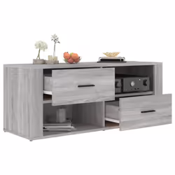 vidaXL TV Cabinet Engineered Wood Media HiFi Cabinet TV Console Multi Colours - Grey sonoma - Additional view 5