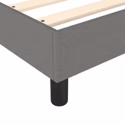vidaXL Bed Frame Bedroom Mattress Foundation Platform Bed Base Bedstead Fabric - dark grey, 90 x 200 cm - Additional view 6