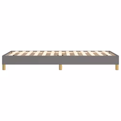 vidaXL Box Spring Bed Frame Bedroom Bed Base Bedstead Upholstered Bed Fabric - dark grey - Additional view 5