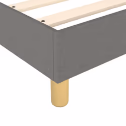 vidaXL Box Spring Bed Frame Bedroom Bed Base Bedstead Upholstered Bed Fabric - dark grey - Additional view 6