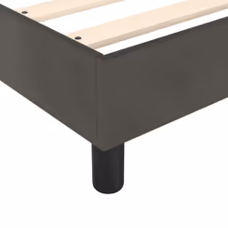 vidaXL Box Spring Bed Frame Bedroom Bed Base Bedstead Upholstered Bed Velvet - dark grey - Additional view 6