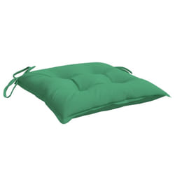 vidaXL Chair Cushion 2 Pcs, Non Slip Outdoor Chair Cushion for Patio Furniture, Water Repellent Outdoor Seat Cushion, Green Oxford Fabric