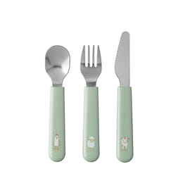 â Children's Cutlery 3-Piece Set Mepal Mio â Children's Flatware â Child-Friendly Utensils from 12 Months - Including Knife, Fork & Spoon â