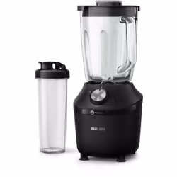 Philips 3000 series HR2291/41, Tabletop blender, 2 L, Pulse function, 0.85 m, 600 W, Black