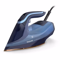 Philips 8000 series Azur DST8020/26 Steam Iron, Steam iron, SteamGlide Elite soleplate, 2.5 m, 240 g/min, Blue, 55 g/min