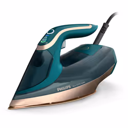 Philips 8000 series DST8030/70, Steam iron, SteamGlide Elite soleplate, 2.5 m, 240 g/min, Green, 70 g/min