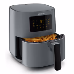 Philips 5000 series HD9255/60 fryer Single 4.1 L Stand-alone 1400 W Hot air fryer Black, Grey