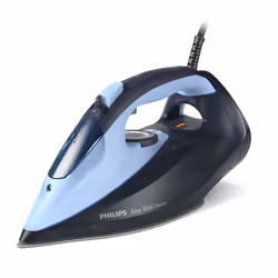 Philips 7000 series DST7041/20 HV Steam Iron Light/Dark Blue, Dry & Steam iron, SteamGlide Elite soleplate, 2 m, 250 g/min, B ...