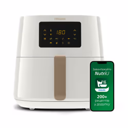 Philips Essential HD9280/30, Hot air fryer, 6.2 L, 1.2 kg, 0.5 h, 5 person(s), Single
