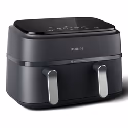 Philips 3000 series NA351/00 Dual Basket Airfryer, Hot air fryer, 9 L, 1.5 kg, Rapid Air, 40 °C, 200 °C