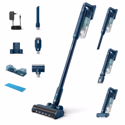 Philips 5000 series XC5141/01, Stick vacuum, Bagless, Green, Sage, Rectangular, Dry&wet, Cyclonic