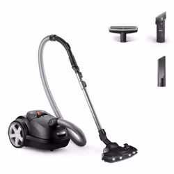 Philips 8000 series XD8122/10, 900 W, Cylinder vacuum, Dry, Dust bag, 4 L, HEPA