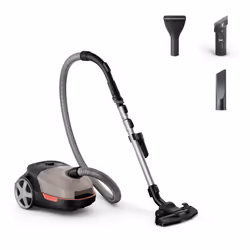 Philips 5000 series XD5122/10, 900 W, Cylinder vacuum, Dry, Dust bag, 4 L, HEPA