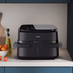 Philips 1000 series NA150/00 fryer Double 7.1 L 2450 W Hot air fryer Black - Additional view 7