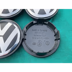 VW Alloy Wheel 65mm Centre Caps - 4x caps - Free Postage