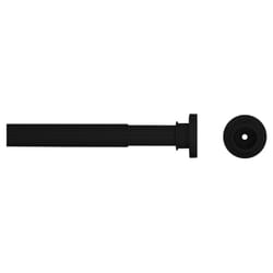 Sealskin Telescopic Shower Curtain Rod Extendable Shower Curtain Pole Black