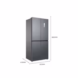 TCL RP470CXE2UK fridge-freezer 470 L E Stainless steel