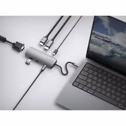 LINQ byELEMENTS 7in1 4K Triple Display HDMI Adapter with PD and Peripheral Ports - Additional view 7