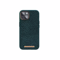 Njord byELEMENTS Salmon Leather Magsafe Case - iPhone 14 - Green - Additional view 6