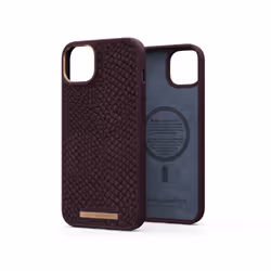 Njord byELEMENTS Salmon Leather Magsafe Case - iPhone 14 Plus - Rust, Cover, Apple, iPhone 14 Plus, 17 cm (6.7"), Red