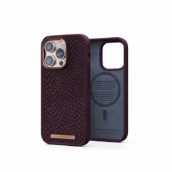 Njord byELEMENTS Salmon Leather Magsafe Case - iPhone 14 Pro - Rust