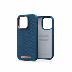Njord byELEMENTS Tonal Case - iPhone 14 Pro - Deep Sea, Cover, Apple, iPhone 14 Pro, 15.5 cm (6.1"), Blue