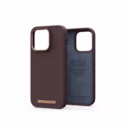 Njord byELEMENTS Genuine Leather Case for Apple iPhone 14 Pro, Brown, Cover, Apple, iPhone 14 Pro, 15.5 cm (6.1"), Brown
