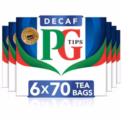 Decaf | Black Tea Bags Bulk | Indulgent, Velvety & Rich Black Tea | Perfect Flavour Release | Decaffeinated | 6 Packs | 420 P ...