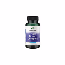 Swanson, Premium Triple Boron Complex (Boron Complex), 3mg, 250 Capsules, High Stength, Laboratory Tested, SOYA Free, Gluten  ...