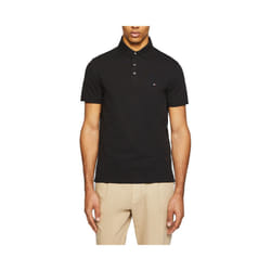 Tommy Hilfiger Mens Polo Shirts 1985 Cotton T-Shirt - Black, XS